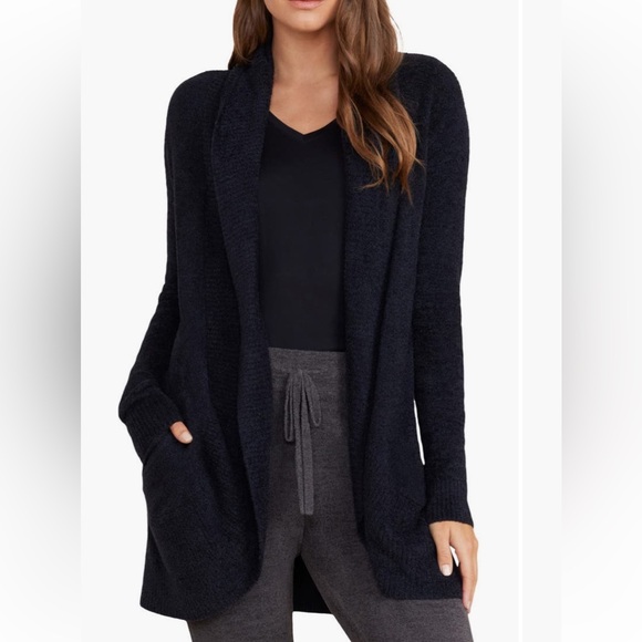 NWOT. Barefoot Dreams Cozychic light cardigan sweater - Picture 1 of 13